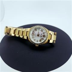 FOSSIL Lady's Wristwatch 110904 GOLD Stainless